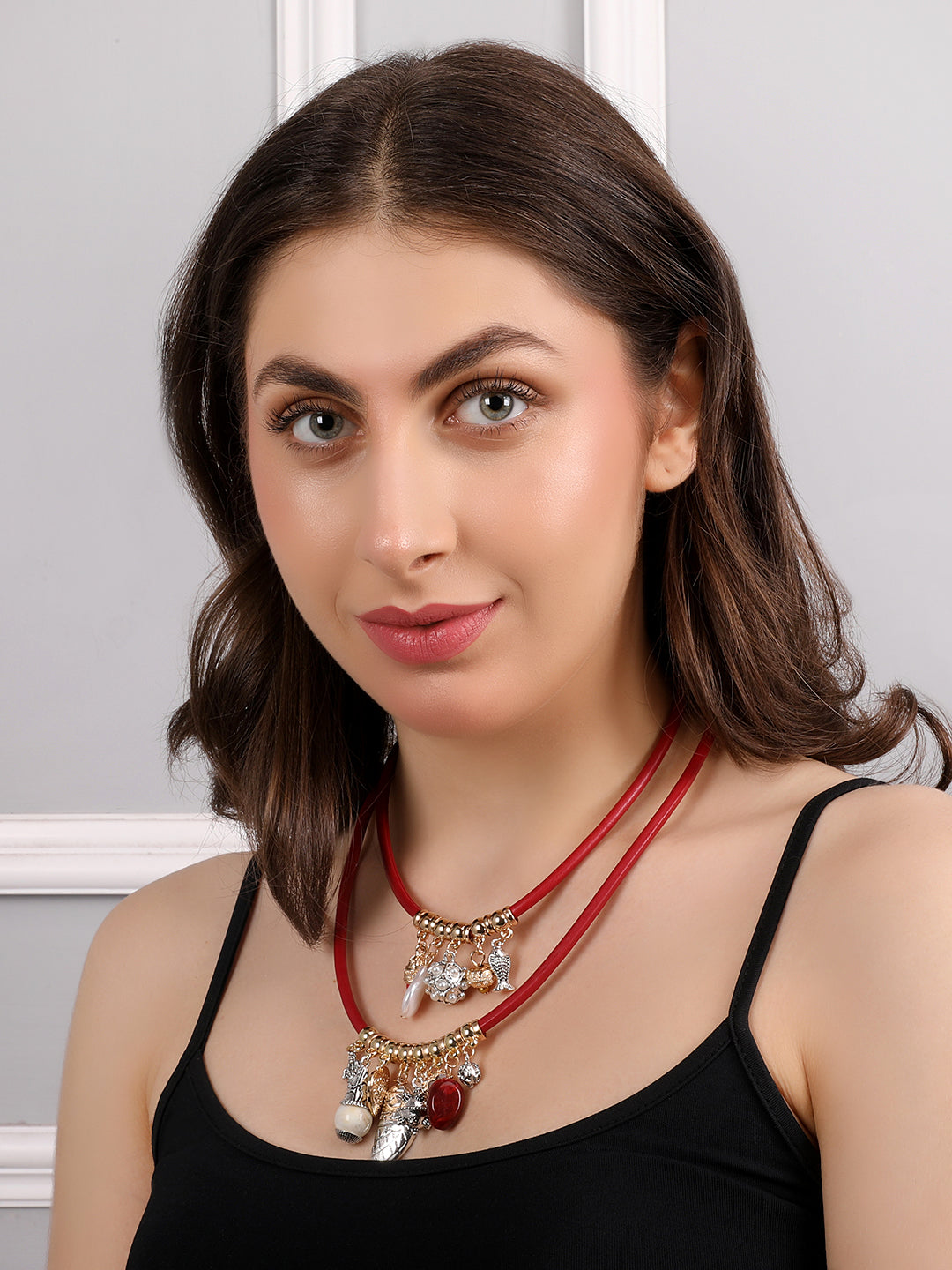 Boho Charm Dual Layer Necklace