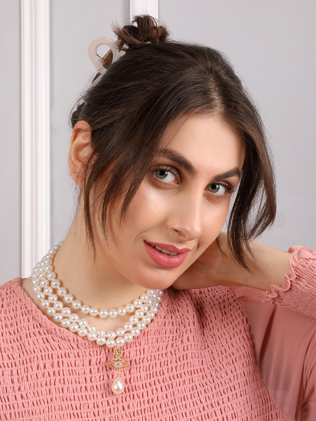 Royal Layered Pearl Necklace