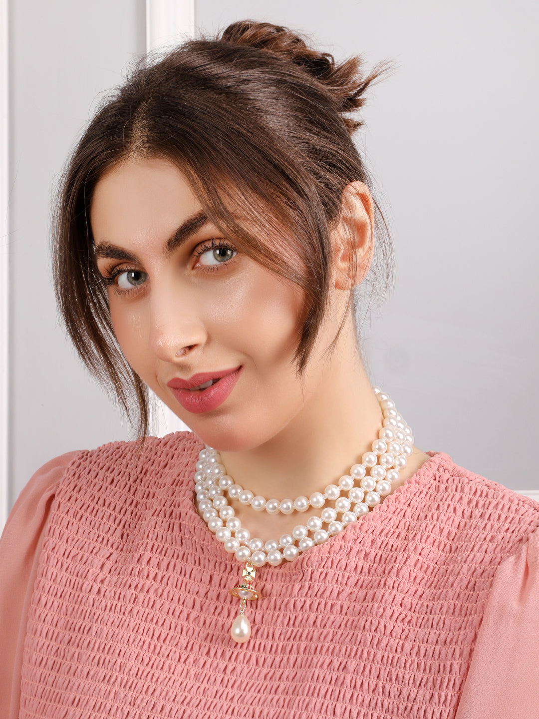 Royal Layered Pearl Necklace
