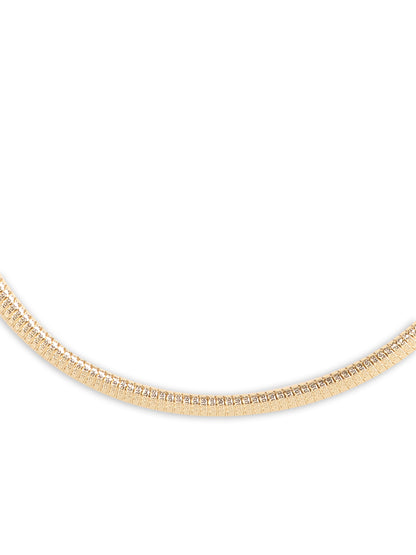 Glossy Golden Chain Necklace