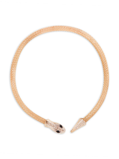 Imperial Gold-Plated Snake Necklace