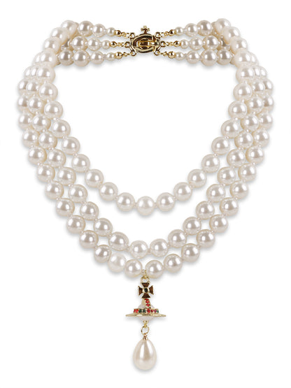 Royal Layered Pearl Necklace