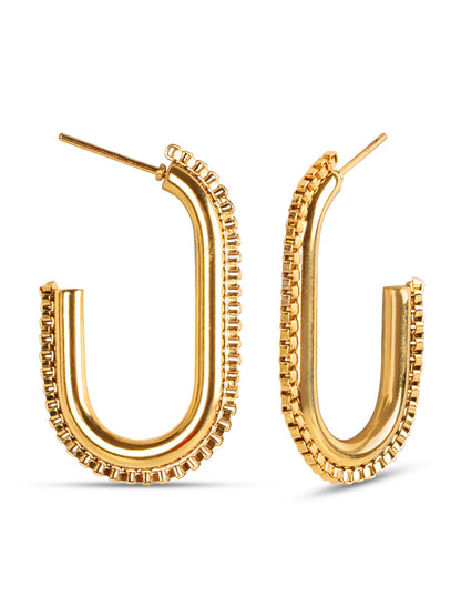 Kraze Gold Hoop Earrings