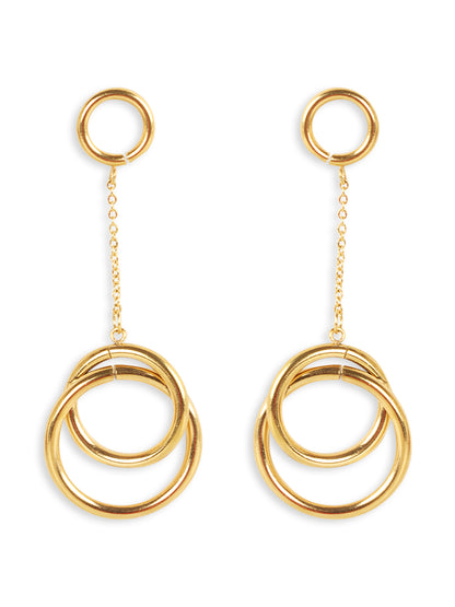 Kraze circular Long Hoops Earring