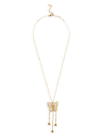 Kraze Butterfly Golden Pendant