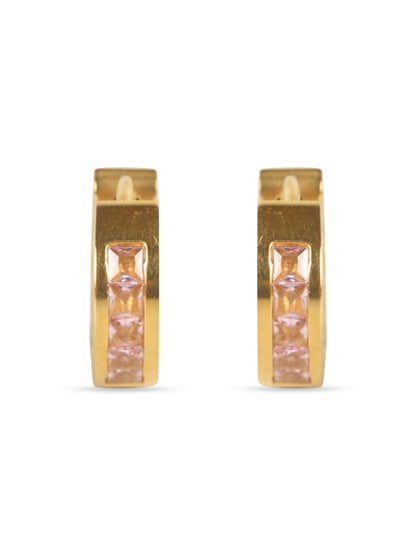 Kraze Gracious Golden Hoop Earrings