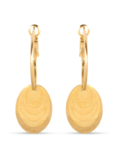 Kraze Golden Drop Earrings