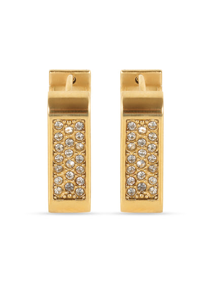 Imperial Square-Cut Stud Earrings
