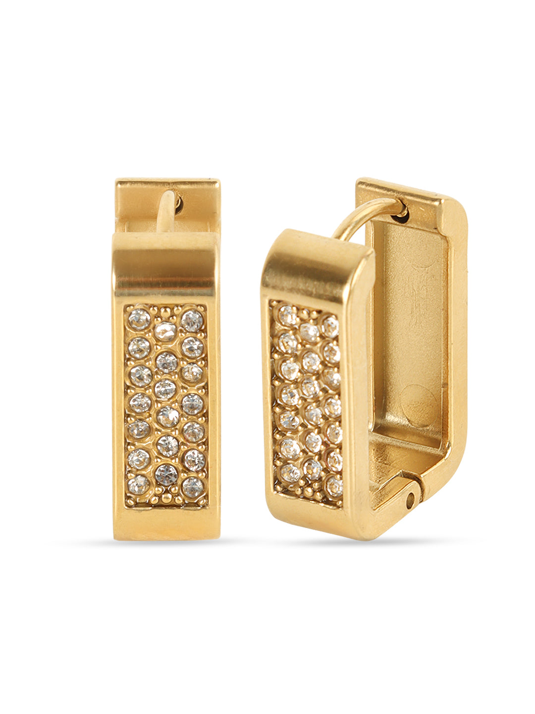 Imperial Square-Cut Stud Earrings