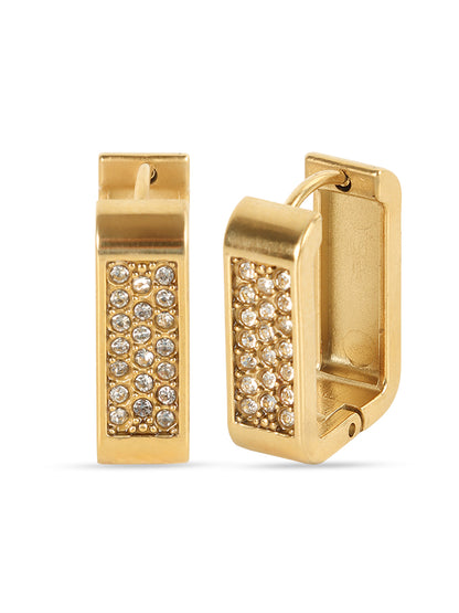 Imperial Square-Cut Stud Earrings