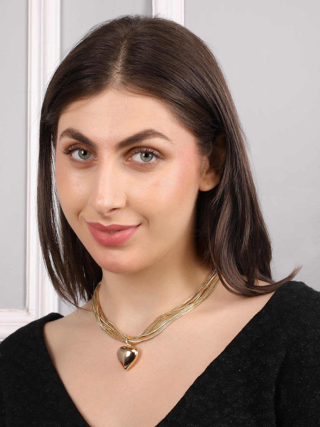 Delicate Gold-Plated Heart Necklace