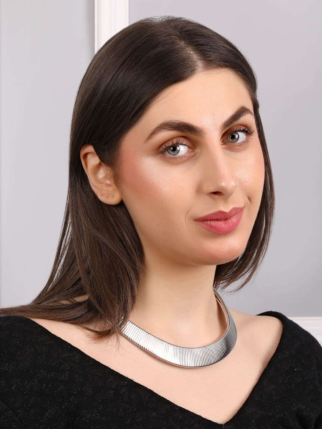 Vintage Herringbone Chain Necklace