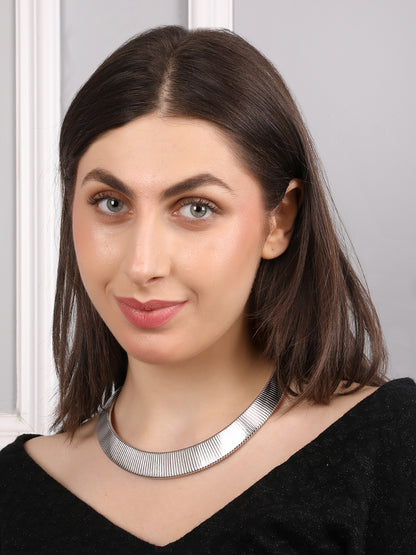 Vintage Herringbone Chain Necklace