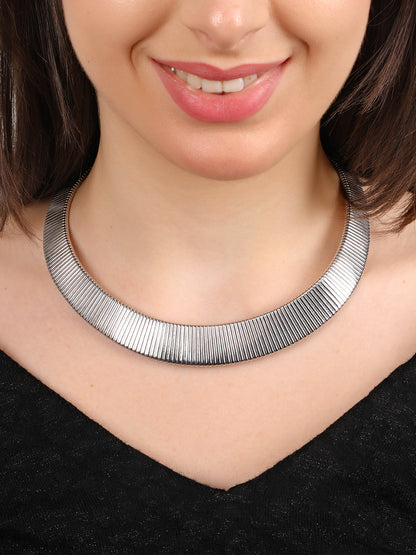 Vintage Herringbone Chain Necklace