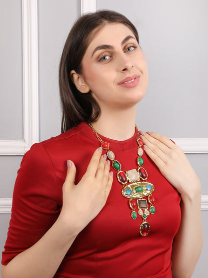 Royal Colorful Stones Necklace
