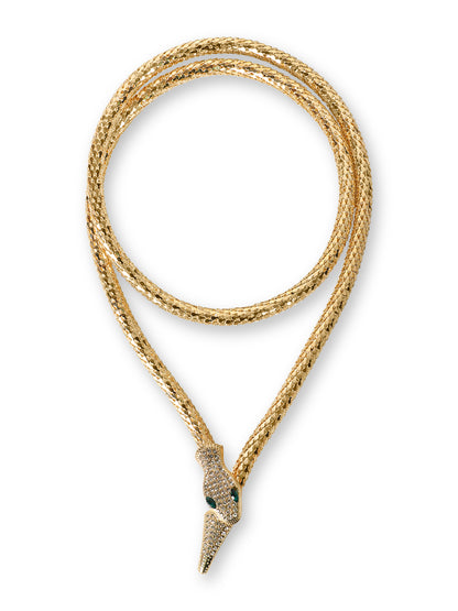 Double-Layer Snake Style Necklace