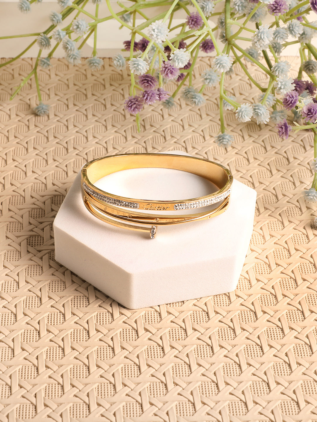Kraze Crystal Cuff Bracelet