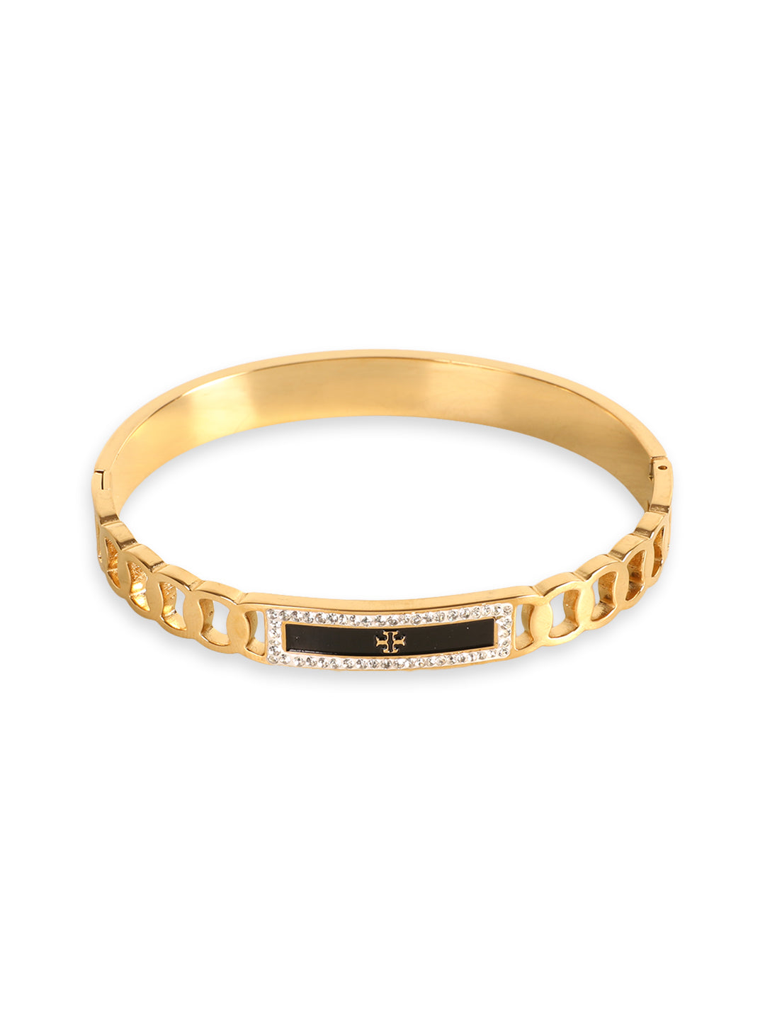 Marvelous Golden Black Charm Bracelet