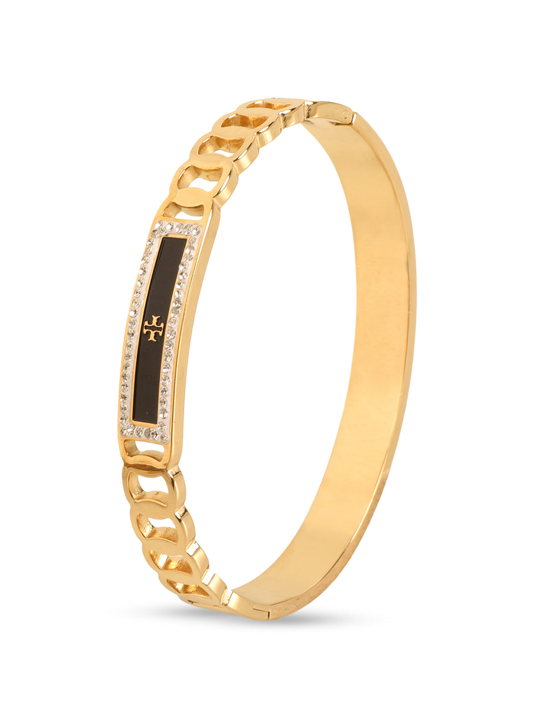 Marvelous Golden Black Charm Bracelet