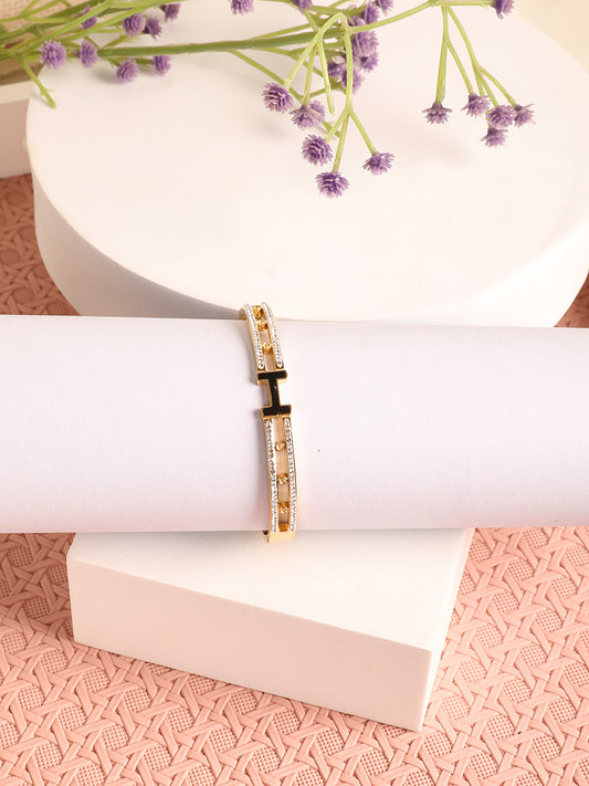 Golden Opulent Sparkling Bracelet