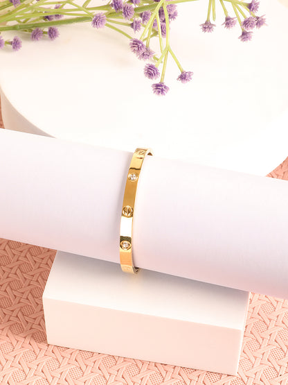 Kraze Golden Crystal Bracelet