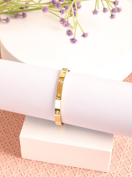 Kraze Golden Crystal Bracelet