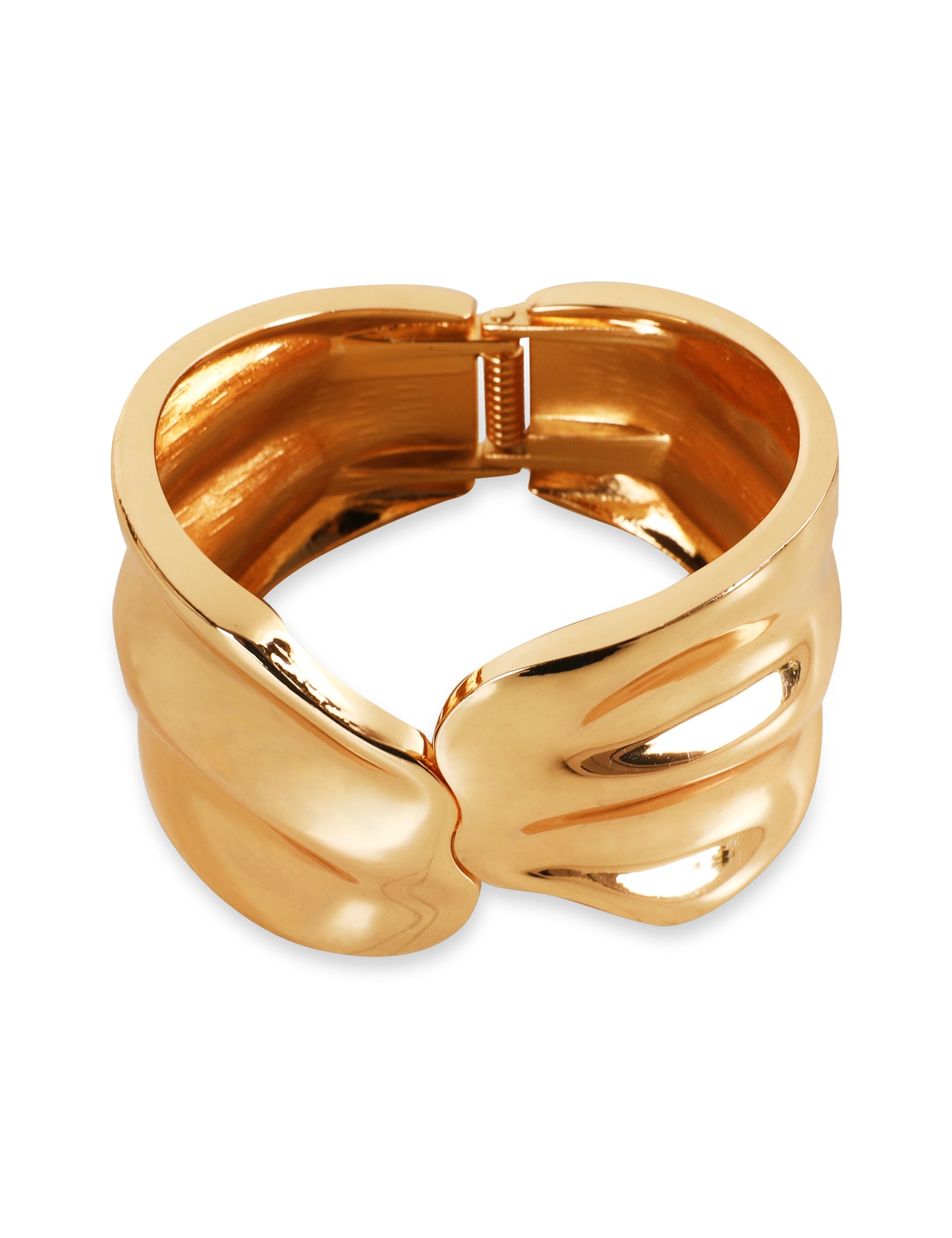 Kraze Stylish Shiny Golden Bracelet