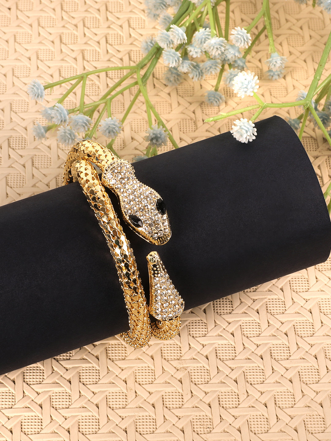Kraze Gold Snake Wrap Bracelet