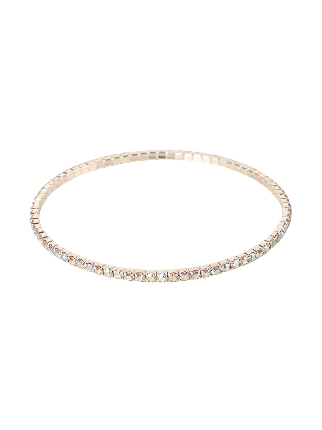 Kraze Silver Crystal Wrap Bracelet