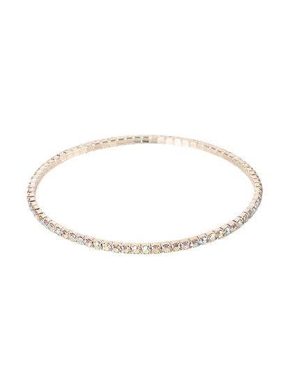 Kraze Silver Crystal Wrap Bracelet