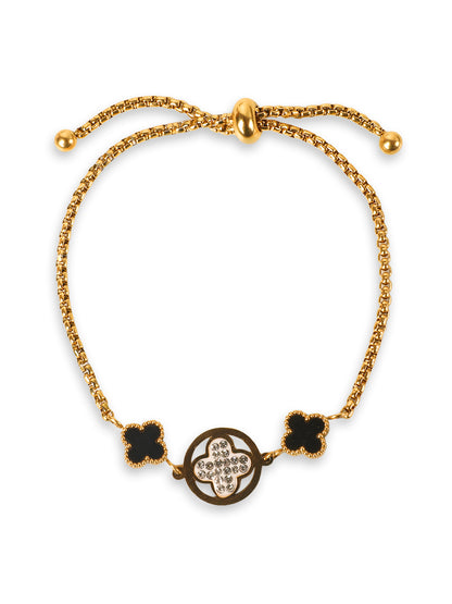 Kraze Gold Charm Bracelet