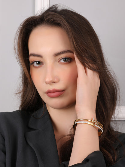 Kraze Crystal Cuff Bracelet