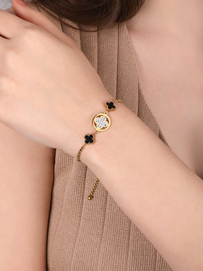 Kraze Gold Charm Bracelet