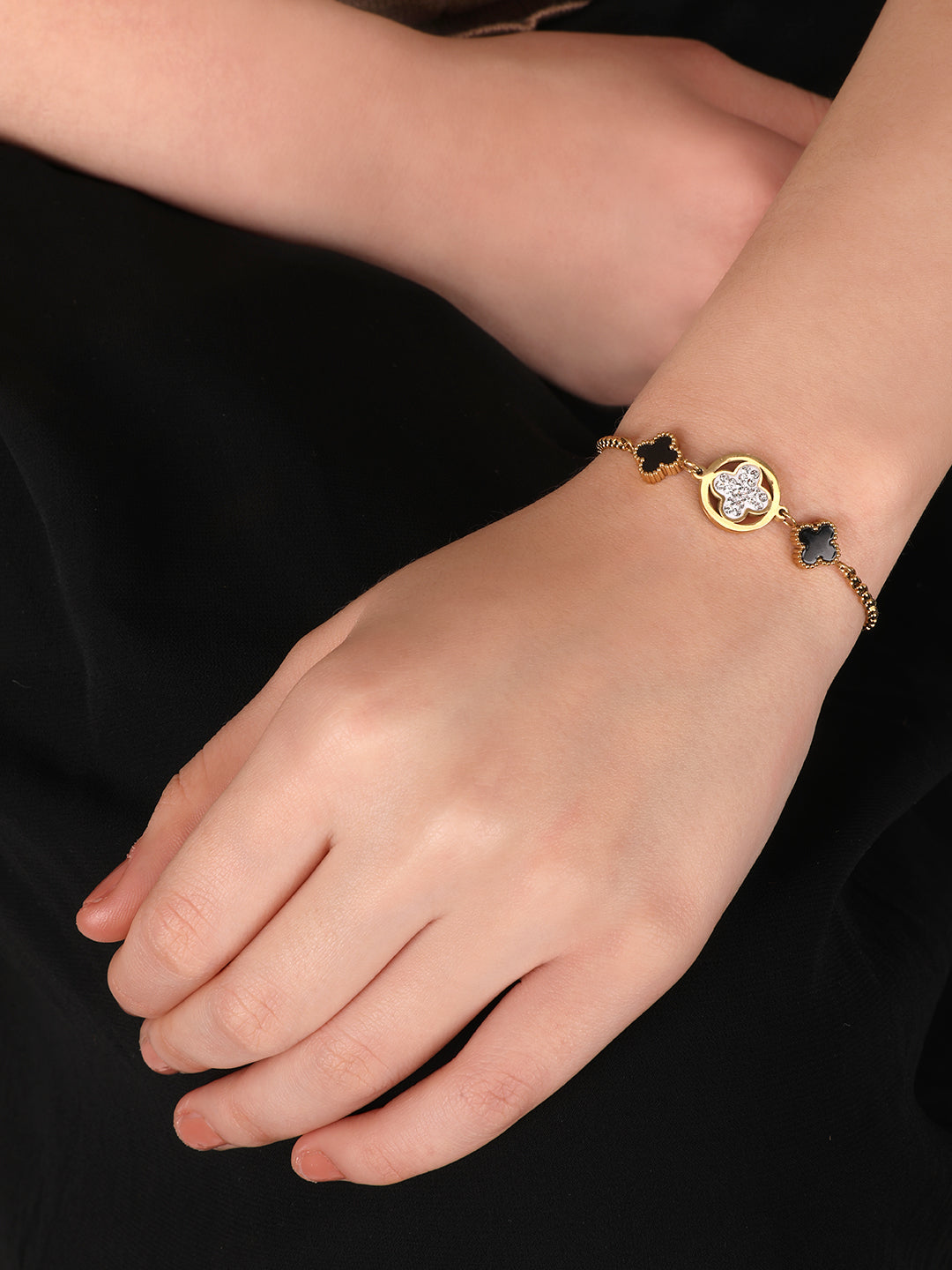 Kraze Gold Charm Bracelet