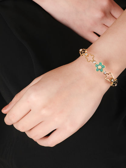 Kraze Multicolor Floral Bracelet