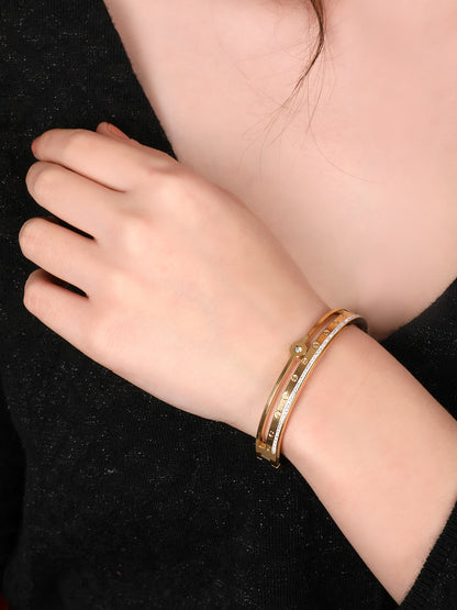 Kraze Golden Sparkling Bracelet