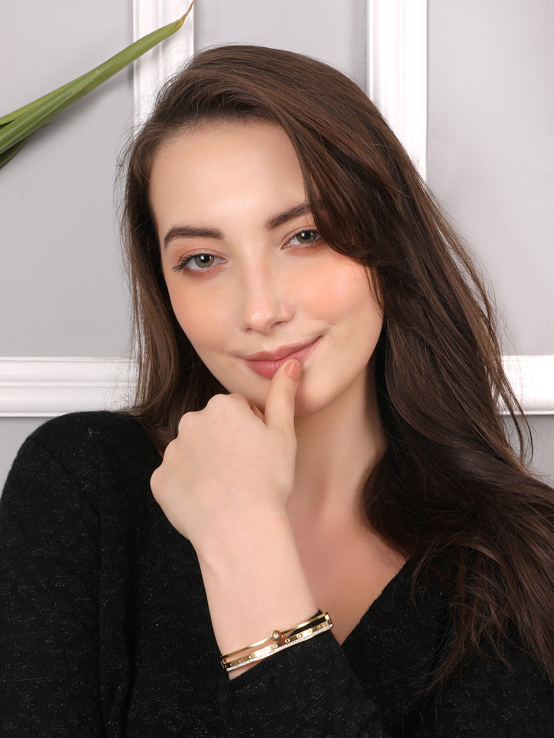 Kraze Golden Sparkling Bracelet