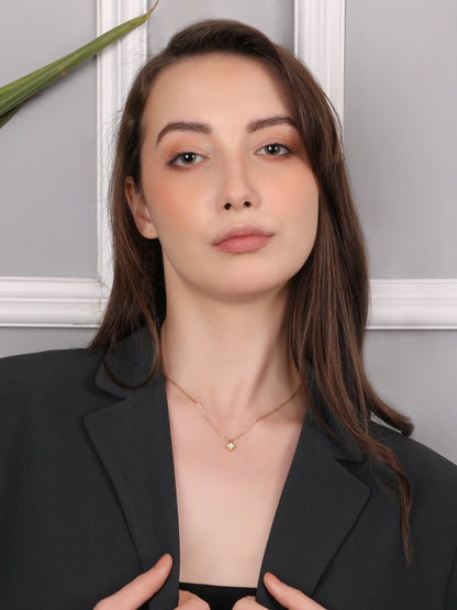Kraze Gold Plated Pendant With Chain