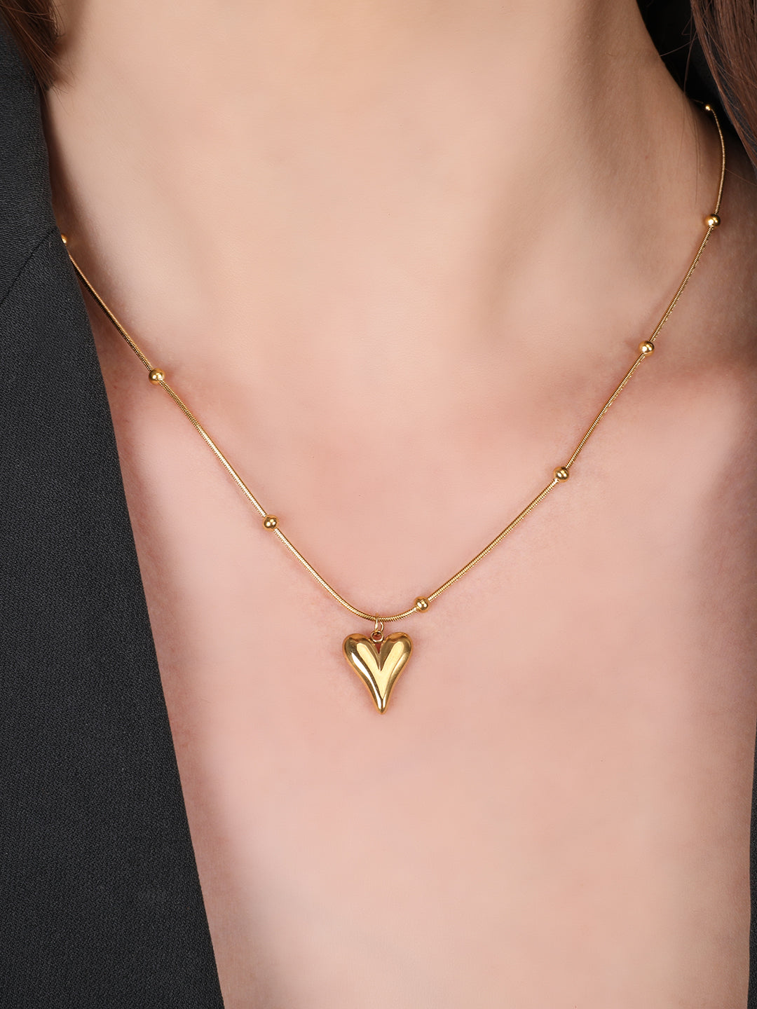 Kraze Heartline Pendant With Chain