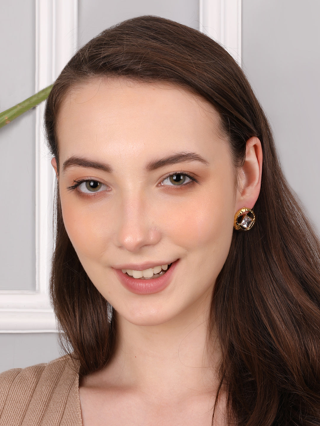 Kraze diamond gemstone Earring