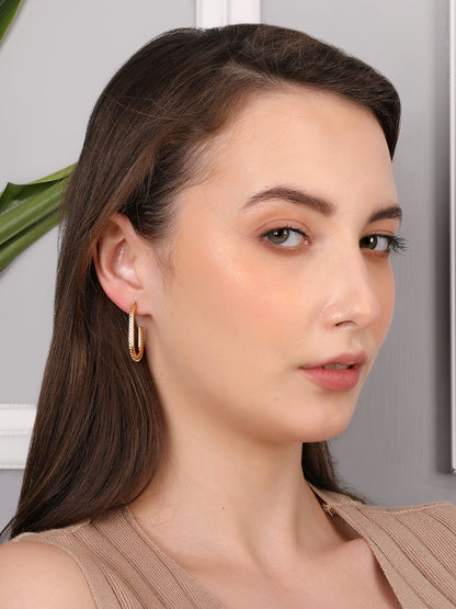 Kraze Gold Hoop Earrings
