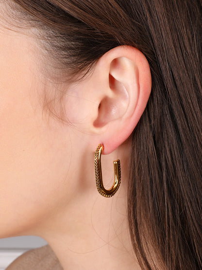 Kraze Gold Hoop Earrings