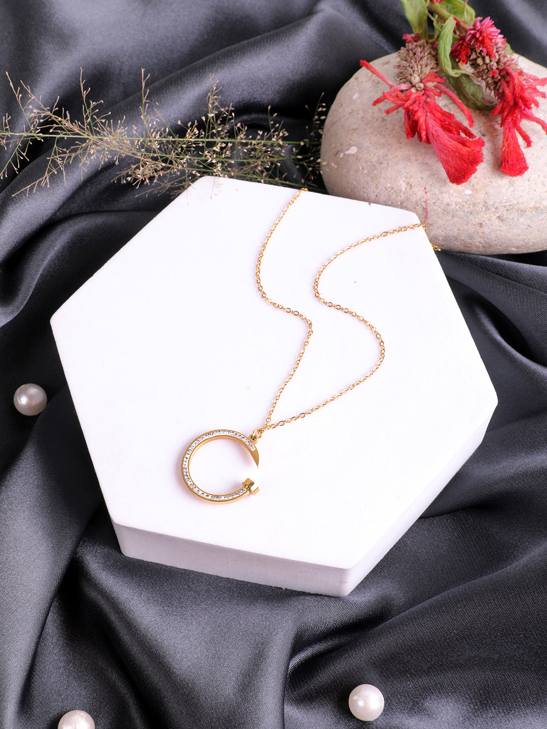 Half Moon Shine Pendant