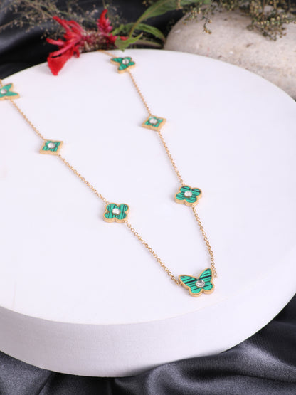 Floral Charm Sleek Pendant