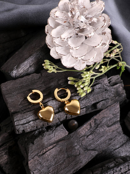 Amour Heart Hinged Earring