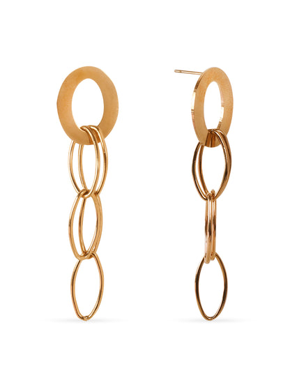 Modest Round Danglers Earrings