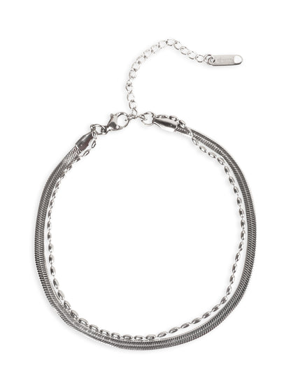 Silver Plated Sterling Anklet