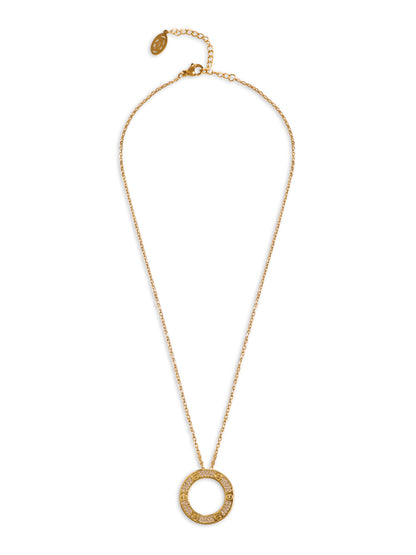Kraze Golden Round Pendant