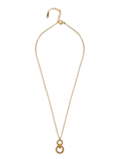 Gold-Plated Infinity Charm Pendant