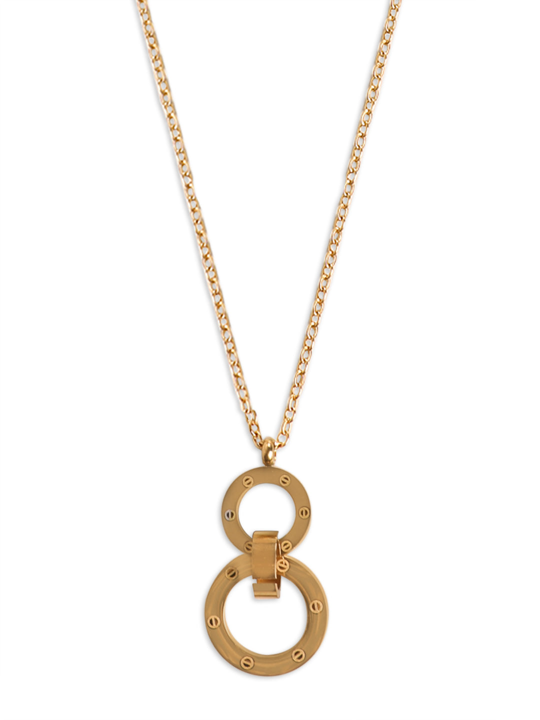 Gold-Plated Infinity Charm Pendant